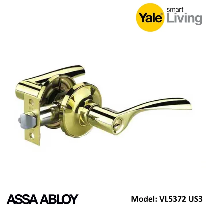 Yale Door Knob Lever Set (Without Key) VL5372 US3  Security Door hardware & locks