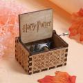 Harry Potter Music Box Engraved Wooden Music Box Interesting Toys Xmas Gift. 