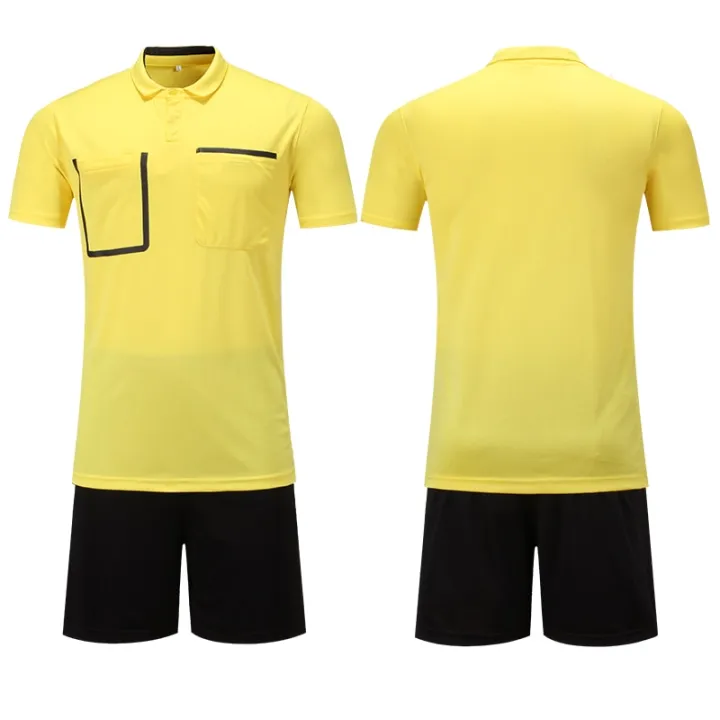 new%20style%20Soccer%20Referee%20uniform%20professional%20soccer%20referee%20shirts%20Football%20referee%20Jersey%20black%20yellow%20green%20-%20Image%204