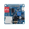 5W Voice Playback Module Board Module MP3 Music Player SD/TF Card Integrated IO Trigger UART Protocol Control For Arduino Tools. 
