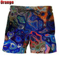 New Summer Fashion Colorful 3D Printed Trippy Psychedelic Abstract Art Men's Short Pant Unisex Casual Beach Swimming Shorts.