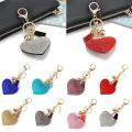 Heart Keychain Decorative 14.5cm Heart-Shaped Keyring Pendant Alloy Sparkling Keychain for Accessorizing Personalization Women's Accessory Valentine's Gift Bag Decoration.