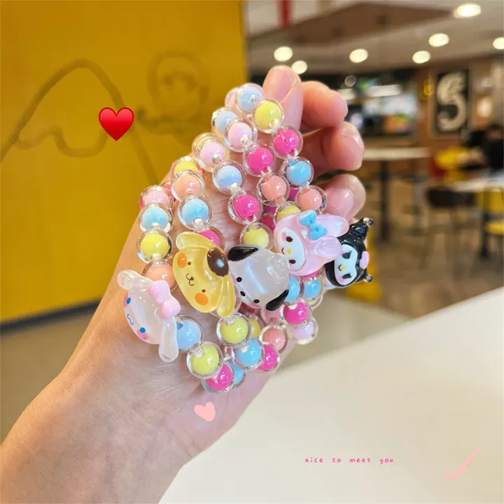 Cartoon Bracelet Children's Bracelet Little Girl Cartoon Accessories Beaded Girl ANLAN