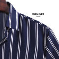 HUILISHI Korean style fashion high quality striped men's polo. 