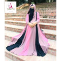 Rainbow Abaya Burqa Multi-Color Burqa Fashionable Burqa For Women Muslim Burqa With Hijab - Stylish and Modest - Perfect For All Ocassion. 