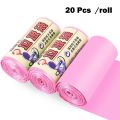 1Roll /20pcs Mini Disposable Plastic Small Garbage Bag Trash Bags Household Garbage Bags Cleaning Waste Bag Storage Garbage Bags. 