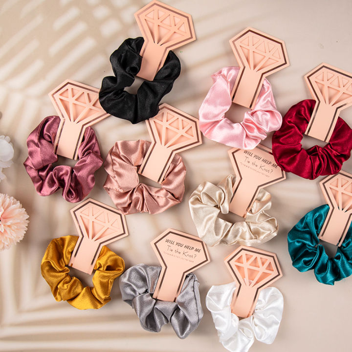 Bridesmaid%20Gift%20Hair%20Scrunchies%20Team%20Bride%20To%20Be%20Haircircle%20Wedding%20Souvenir%20-%20Image%204