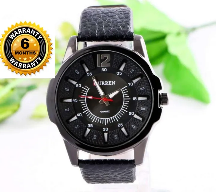 Artificial%20Leather%20Analog%20Watch%20for%20Men%20-%20Black%20-%20Image%203