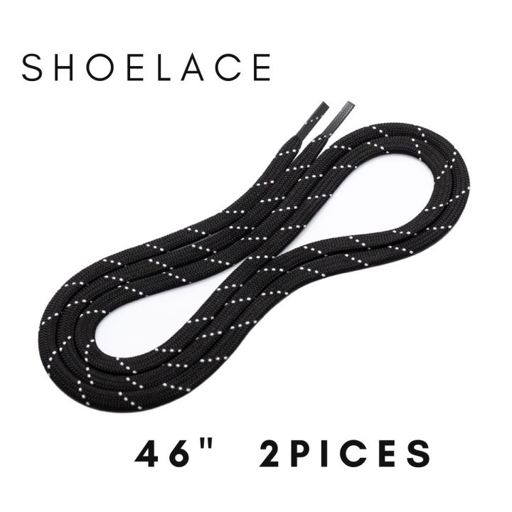 Black Semi flat showelace, bootlace,loffarlace