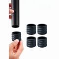 Rubber Round Chair Leg Caps 1 Inch with Felt Floor Protectors | Anti-Slip Furniture Feet Covers | Table & Chair Leg Pads | Durable Floor Protection Cups | Furniture Leveling Foot Caps Set (4/8/20/40/80/100 PCS).
