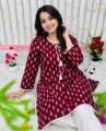 Attractive 1 Piece Kurti From The New Collection For Women Cotton Casual Comfortable Stylish Ladies Fashion Dress.