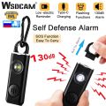 WSDCAM Self Defense Alarm 130dB Anti-wolf Alert for Girl Child Women Carrying Scream Loud Panic Alarm Emergency Alarm Keychain. 