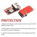 DC-DC Buck Voltage Regulator Module 6-24V 12V/24V to 5V 3A USB Charger Module Buck Converter Regulator. 