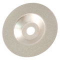 Cutting disc, for glass / stone, with diamond coating, galvanized, fine grain. 