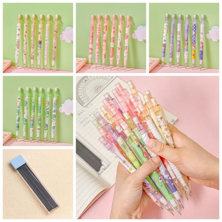 Movable%20Pencil%200.5mm%20Mechanical%20Pencil%20Peach%20Astronaut%20Automatic%20Pencils%20Cute%20Animals%20Press%20Pen%20Student%20-%20Image%206