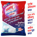 Harpic All-in-1 Toilet & Bathroom Cleaning Powder 400gm, 3X better cleaning compared to regular detergent, removes tough stains and dirt, Kills 99.9% germs, reduces bad smell.. 