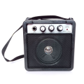 1 Piece 5W Mini Guitar Amplifier Amp Speaker with 3.5mm & 6.35mm Inputs 1/4 Inch Output Black ABS with Volume Tone Adjustment Overdrive.