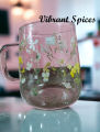 new 520ml Heat-resistant thickened glass cup with simple large-capacity drinking cup 4pcs set.