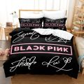 KPOP BlackPink 2 IN 1 Bedsheet Set Single Size Duvet Cover Quilt Cover Child Home Bedroom Comfortable Washable Pillowcase Set G. 