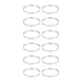 12 x Universal Aluminum Hub Centric Ring Wheel Spacer Set 74.1mm O/D 72.6mm I/D. 