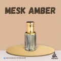 Mesk Amber Attar - Alcohol-Free Perfume Oil For Men and Women - Premium Long Lasting Ator - (3ml / 6ml / 12ml). 