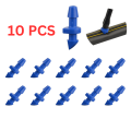 10-Pcs Takeoff Connector for Drip Irrigation 4/7 mm Microtube, Vinyl Tube, Feeder Tube, Extension Tube Used Garden Irrigation Watering.. 