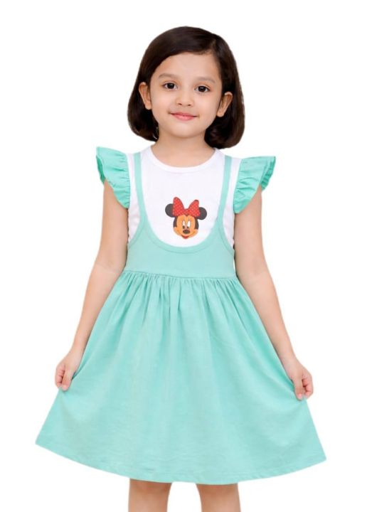 Stylish%201%20Piece%20Baby%20Girls%20Dress%20for%201-10%20years%20Summer%20Collection%20Clothes%20Suits%20Princess%20Christmas%20Kids%20Girls%20Outfits%20Fall%20Winter%20T-Shirt%20Overalls%20Strap%20Plaid%20Dress%20Girls%20Set%20-%20Image%202