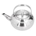 Home Tea Kettle Stainless Steel Exquisite Teapot Coffee Pot With Strainers. 