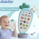 XingYun HelloKimi Baby Cell Phone Toy for Kid and Play Telephone Music Lights for 0-1 Year Old Kids with lanyard. 