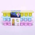 Ice Box For Freezing Single Line 3 PCs Set- Multicolor.
