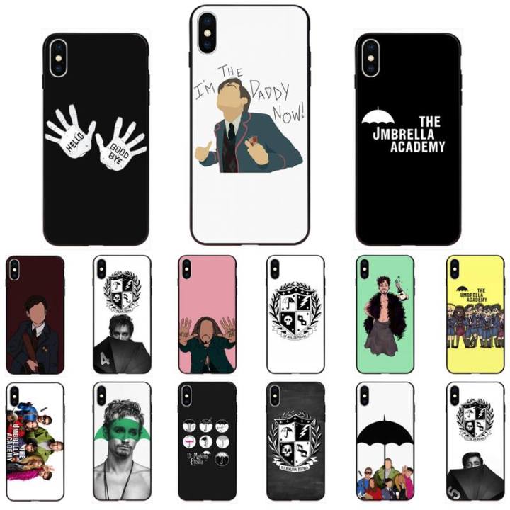 YNDFCNB Umbrella Academy Phone Case for iphone 13 11 12 pro XS MAX 8 7 6 6S Plus X 5S SE 2020 XR cover