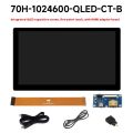 【 Capacitive Touch Screen 】 Micro Snow Ultra Thin Universal 7-inch QLED/IPS LCD Display Raspberry Pi 5th Generation. 