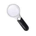 Magnifying Glass Dual Use Table Lamp Bright Stand Non Slip Hand Held 8 LED Magnifier Lamp for Reading Crafting Repairing. 