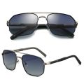 GCV 2021 Brand Classic Pilot Square Polarized Sunglasses Metal Frame Men's Driving Male Sun Glasses Eyewear UV Blocking Luxury. 