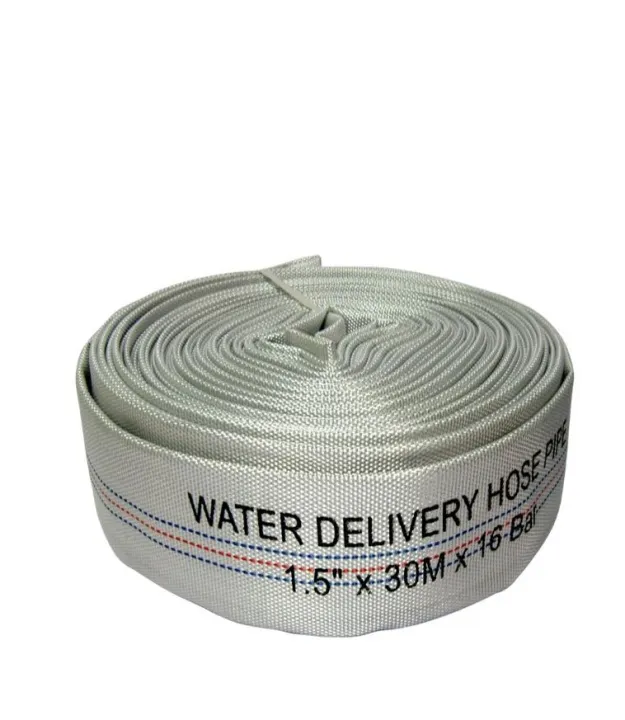 Hose Pipe  1.5''- 30 Meter / 100 ft - 16BAR - Canvas Pipe - Fire Extinguishing Pipe