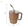 Insulated Portable Durable Water Mug Drinking Cup Reusable Coffee Mug Thermal Cup for Beverage Drinks Tea Coffee.