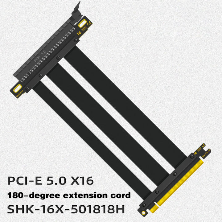 PCIe%205.0%20X16%20Riser%20Cable%20White%20%5BRTX4090%20RX6950XT%5D%20Twinax%20Shielded%20High-Speed%20Vertical%20Mount%20Gaming%20Mini%20SAS%20PCI%20Express%20Gen5%20-%20Image%206