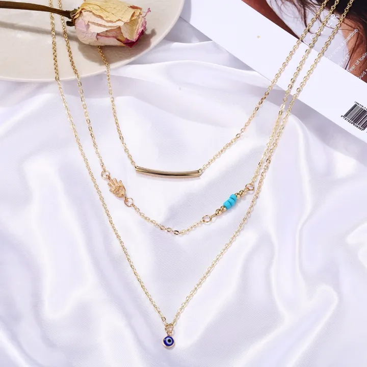 Double%20Heart%20Necklace%20Korean%20Fashion%20Choker%20Simple%20Wedding%20Party%20Jewelry%20Gift%20-%20Image%202