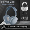 New P9 Wireless Bluetooth Headphones Noise Cancelling with Microphone Pods Over Ear Sports Gaming Headset for Apple iPhone.