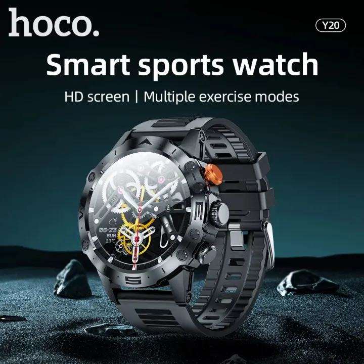 Hoco%20Y20%20Smart%20Watch%201.53%20inch%20Display%20Bluetooth%20Calling%20BT%20v5.1%20Health%20and%20Sports%20Monitoring%20IP68%20Waterproof%20Smartwatch%20-%20Image%204