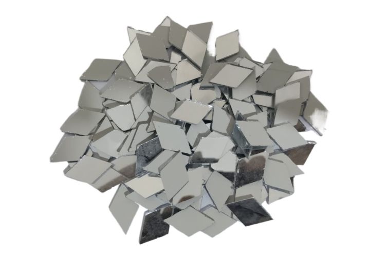 Diamond Shape Mirror for Embroidery Works in Blouse, Dupatta - Main Image