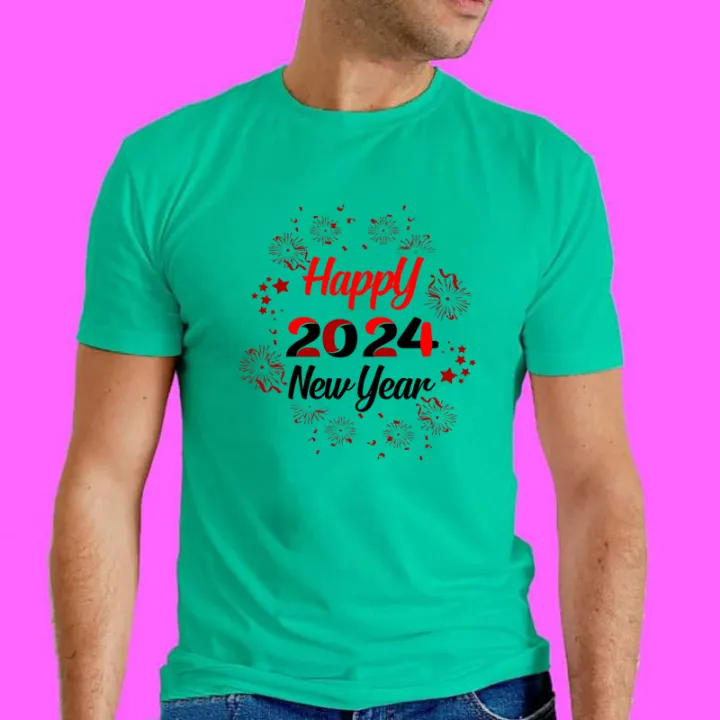HAPPY%20NEW%20YEAR%202024%20New%20Design%20Casual%20Half%20Sleeve%20T-Shirt%20For%20Men's%20-%20Image%204