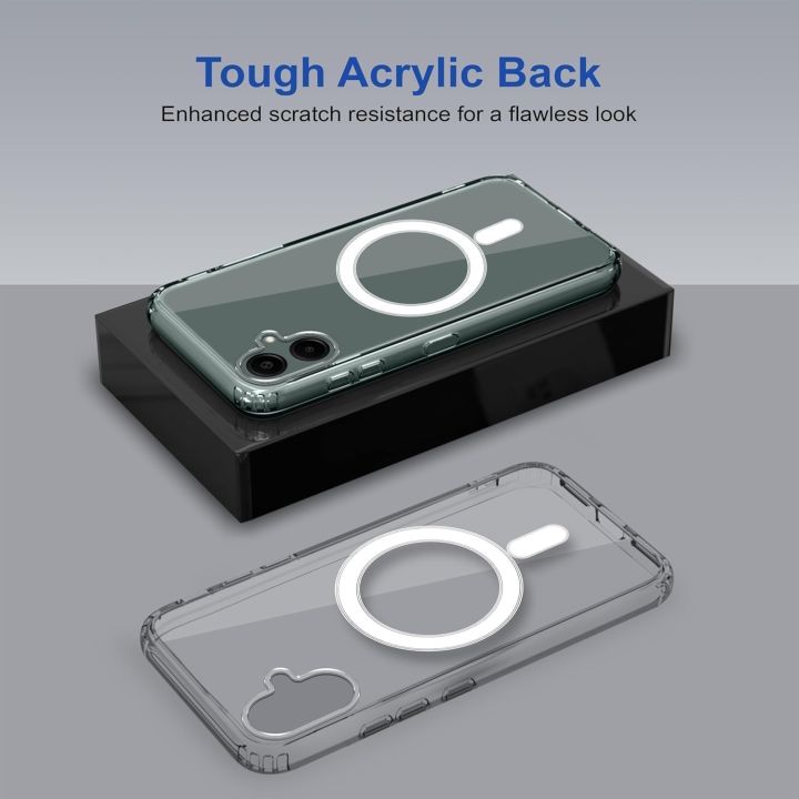 Samsung%20Galaxy%20A06/F06/M06%20Case%20Clear%20Magnetic%20Compatible%20with%20Magsafe,%20Thin%20Slim%20Transparent%20Non%20Yellowing,%20Hybird%20Soft%20Silicone%20Bumper%20&%20Hard%20Plastic%20Protective%20Cover%20-%20Image%207
