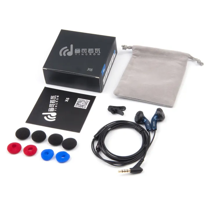 YINCROW%20X6%203.5mm%20In-ear%20Earphones%20flat%20head%20earbuds%20professional%20fever%20HIFI%20Earphone%20PK%20PK1%20MX985%20without%20Mic%20-%20Image%207