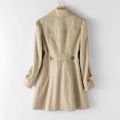 Spring Autumn Women Trench Coat New Slim Plus Size Medium Long Windbreaker Female Abrigos Brazil Business Outerwear.