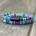 New In Men Bohemia Rope Bracelet Attract Magentic Braclet Adventure Survival Braslet Pulseras Hilo Hombre Beach Surf Brazalete. 