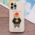 Funny Trendy Girl sports bear Phone Case For iPhone 15 PRO Max 12 Pro 11 Pro XR XS 13pro X 6s 7 Plus Case for iphonne 14 pro max.