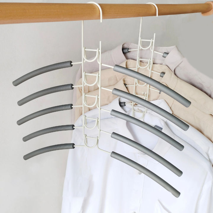 Clothes%20Hanger%20Organizer%205-in-1%20Multi-layer%20Anti-slip%20Clothing%20Hanger%20for%20Space%20Saving%20Closet%20Organization%20Perfect%20for%20Shirts%20Dresses%20Sweaters%20Closet%20Storage%20Racks%20-%20Image%203