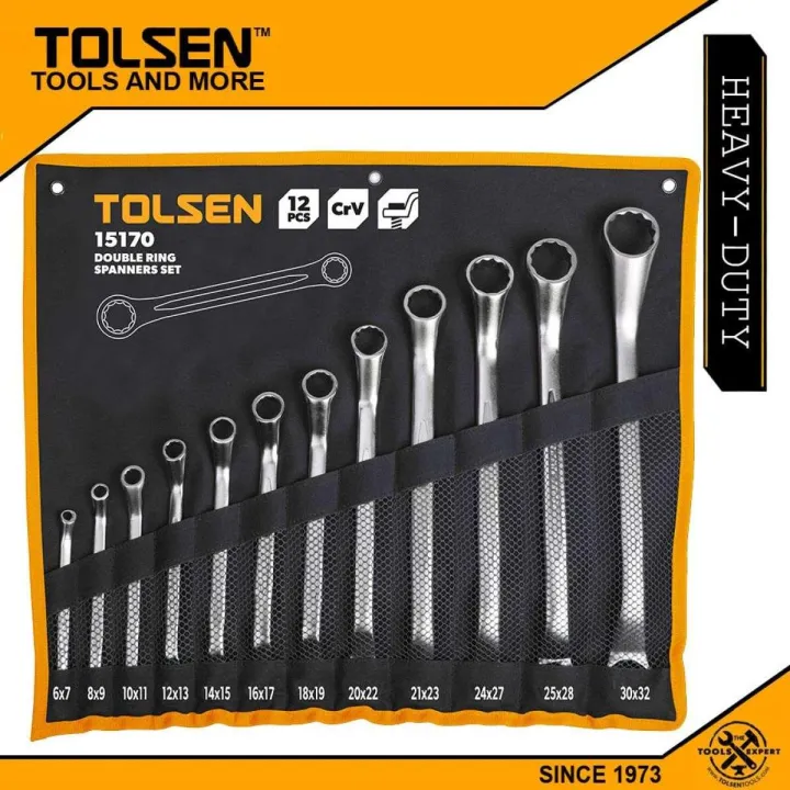 TOLSEN%2012%20Pcs%20Double%20Ring%20End%20Spanner%20Set%20(6%C3%977,8%C3%979,10%C3%9711,12%C3%9713,14%C3%9715,16%C3%9717,18%C3%9719,20%C3%9722,21%C3%9723,24%C3%9727,25%C3%9728,30x32mm)%2015170%20-%20Image%205
