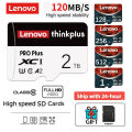 Lenovo 2TB Memory Card Micro Memory SD Card 128GB 256GB Class 10 UHS-1 V30 U3 4K MicroSDXC Max 200MB/s TF Trans Flash Mikro Card.